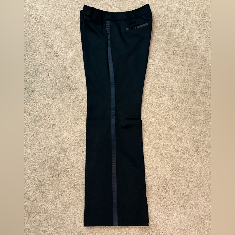 J. Crew Favorite Fit Black Wide Leg Dress Pants, size 12 Tall